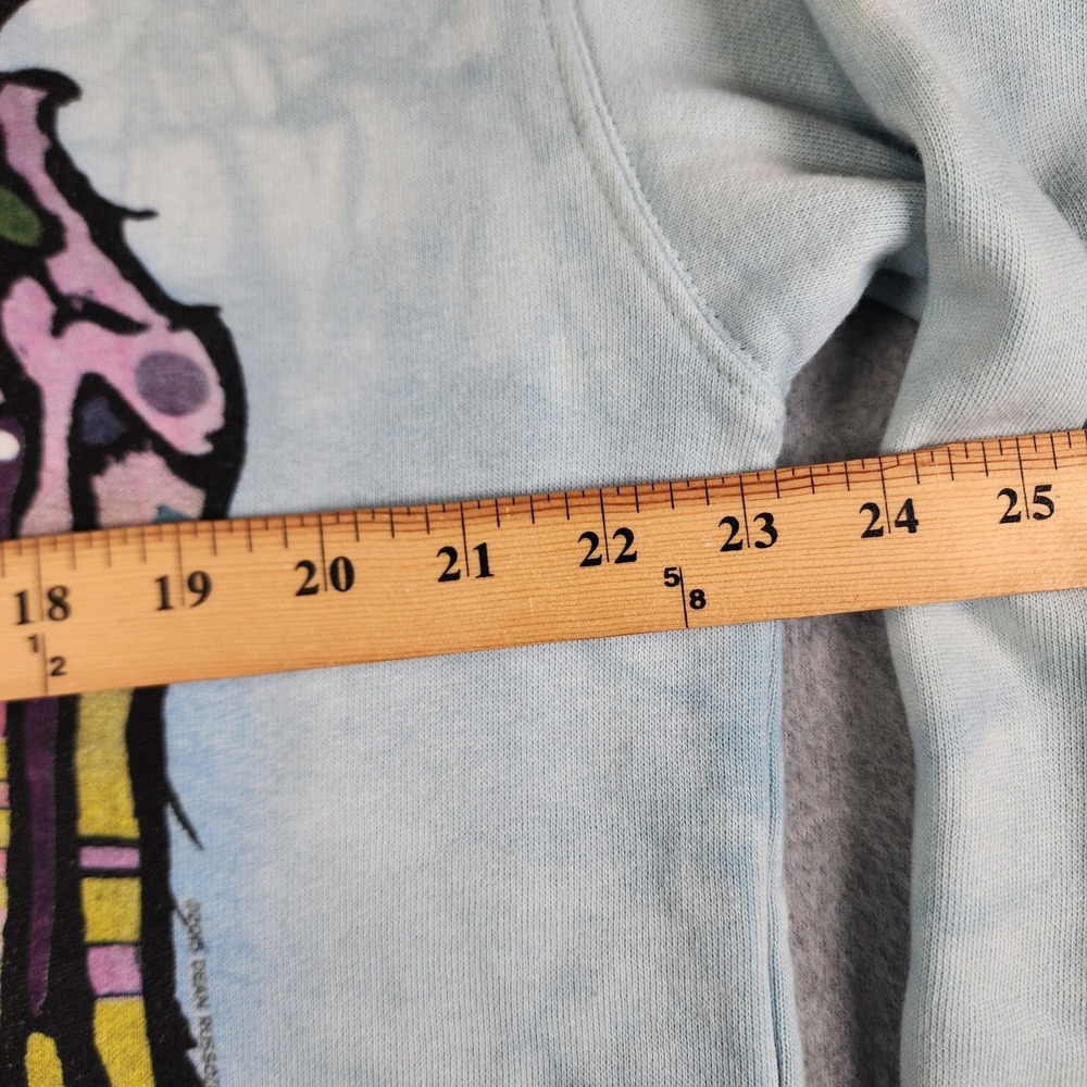 The Mountain Dog Is Love Hoodie Adult Size Medium Blue Tie Dye‎ Dean Russo 2015 - Picture 8 of 14